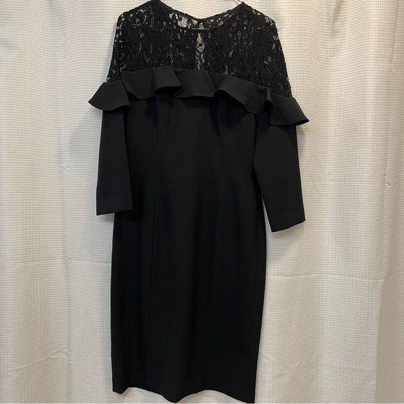 ELIZA J Cocktail Lace Yoke Sheath Dress Size 10​ - Picture 4 of 9